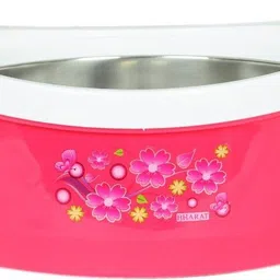 bharat Pink & White Casserole Econa 1800 Cook and Serve Casserole image 2
