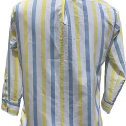 rs fashion Women Regular Fit Striped Wingtip Collar Casual Shirt image 2