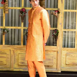 HOUSE OF DEYANN Embroidered Sherwani image 4