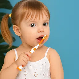 deal nut Extra Soft Bristles Toothbrush for Kids with Tongue Cleaner, Manual Toothbrush Ultra Soft Toothbrush image 2