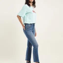 levi's Women Slim High Rise Blue Jeans-picture-16