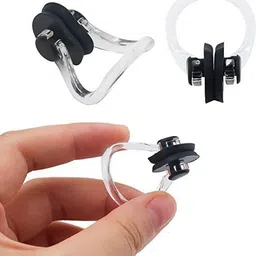 james Swimming Kit Nose and Ear Protector Nose Clip and Ear Clip for Swimmer One Pair Ear Plug & Nose Clip image 3