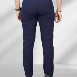 metronaut Regular Fit Men Dark Blue Polyester Trousers image 2