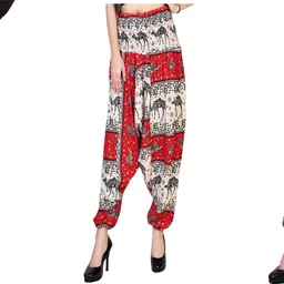 narnari Printed Rayon Women Harem Pants-picture-15