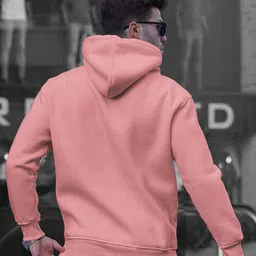 being wanted Men Full Sleeve Printed Hooded Sweatshirt image 2