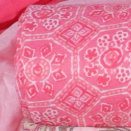 sun fashion and lifestyle Unstitched Cotton Blend Kurta & Churidar Material Printed image 5