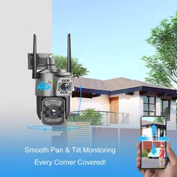 Cxoen Wireless 1080p WiFi PTZ Camera 360° View with Smart Motion Alert Security Camera image 3