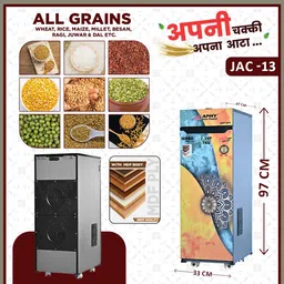 apny 1.5 HP flourmill machine Fully Auto Standard Quality Jumbo atta chakki JAC13 JUMBO atta chakki Flourmill image 2