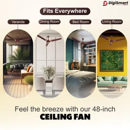 digismart APSRA DECO 1200 3 Blade Ceiling Fan image 5