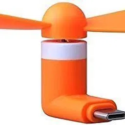 GADGETSWAY Type-C Personal USB Mini Fan 164 for Android Cell Phones USB mini fan Type-C portable mini fan 164 usb OTG adaptor gadget for all mobiles USB Fan image 2
