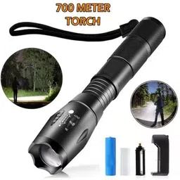 small sun Waterproof Zoomable Long Range Focus Emergency Led Torch Lights (Rechargeable) Torch-picture-19