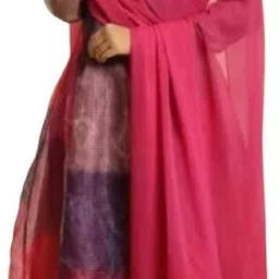 avgroup Chiffon Self Design Red Women Dupatta-picture-34