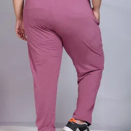 cupid Women Solid Pink Track Pants image 2