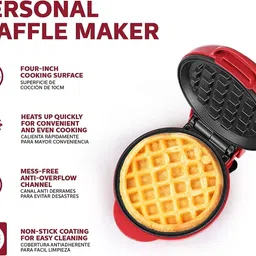 elexa Waffle Maker, Electric Waffle mashin For Home - 350 Watts Waffle Maker image 4