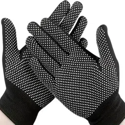 gjshop Breathable Work Gloves with Non-Slip Grip for Maximum Protection PolyesterSafety Gloves-picture-45