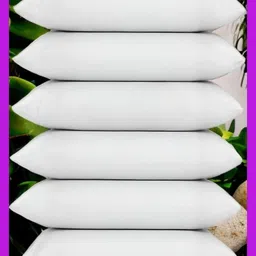 urmila creation Microfibre Sleeping Pillow Pack of 6 Solid LUXURY image 1