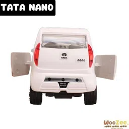 woozee TATA NANO Miniature Pull Back Car With Doors Openable image 3