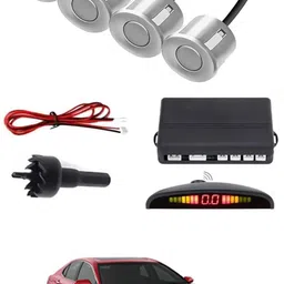 zplus Universal 4 Silver Reverse Parking Sensor With LED Display For Cars-47 Safety of Passengers/Car One Alarm Kit-1031 Parking Sensor-picture-24