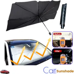 rhtdm Windshield Sun Shade For Skoda Rapid, Universal For Car image 1
