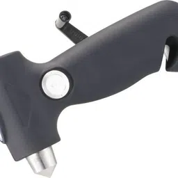 vrt Emergency Hammer Glass Breaker/Seat Belt Cutter/Dynamo Flashlight with Crank Handle to Charge - Three-in-One Safety Tool for All Vehicles Car Safety Hammer image 2