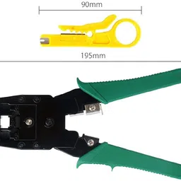 reionet RJ45 Cable Crimping Tool LAN Cutter With Cable Cutter Manual Crimper image 3