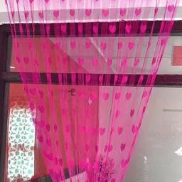 uniqon 213 cm (7 ft) Window Polyester Semi Transparent Curtain Single Curtain-picture-11