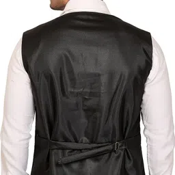 nu abc Solid Men Waistcoat image 4