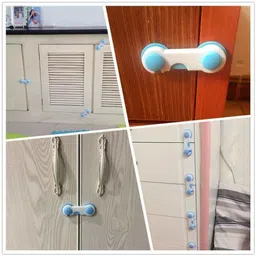 antoj Baby proofing Safety lock for drawer, sliding door fridge for child safety 5pcs image 3