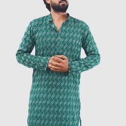 ladsloom Men Striped Pure Cotton Straight Kurta-picture-11