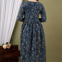 murli kurti Printed Pure Cotton Stitched Flared/A-line Gown image 2