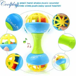 littlewish Rattles and Teether for Babies, Pack of 8 Pcs - Colourful Lovely Attractive Rattles and Teether for Babies, Toddlers & Children,Plastic,Multi color Rattle image 3