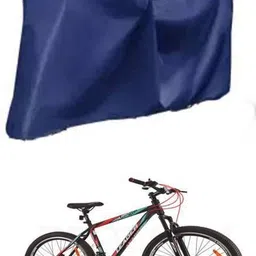 raamkm cycle cover plain blue for leader highlander 26t 21 speed all Bicycle Cover Free Size image 1