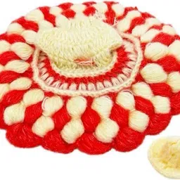 gofii laddu gopal dress for winter size 0 number(woolen dress), Multicolor & Design Dress image 4