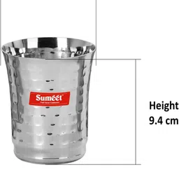 sumeet (Pack of 12) MTGLASS12PC Glass Set Water/Juice Glass image 4