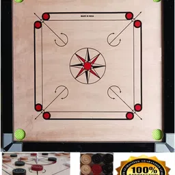 rps 20 INCH CARROM BOARD WITH WOOD COIN SET 50.1 cm Carrom Board-picture-41