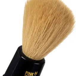 pink woolf Soft Bristlesfor Men | Engineered Black Plastic Handle | Vegan Friendly Shave Brush | 22mm Knot |"Velvet" Soft Feel for Wet Shaving Shaving Brush image 4