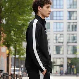 vestio Men Striped Sports Jacket image 3