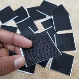 pransunita Square Tile Gripper Self Adhesive Heavy Bond Hook Tape – Size 2 x 2 inch (50 mm) image 3