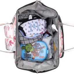 the clownfish Baby On Board Series Bag For Baby Essentials with Bottle Organizer & Pocket Diaper Bag image 3