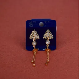 ansh enterpris Earring For Woman And Girl Crystal Silver Hoop Earring-picture-47