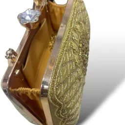 seamount Party Tan, Gold Clutch image 5