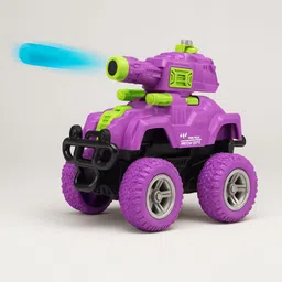 meetul enterprise Tank Launcher Monster Truck Toy Car for Kids - Bullet Shooting image 1