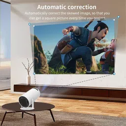 GADGETSWEAR Portable Smart Projector Ultra HD Home Theater with Holographic Display Support (2000 lm / 2 Speaker / Wireless / Remote Controller) Portable Projector image 3
