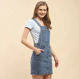 camla Women Blue Dungaree image 3