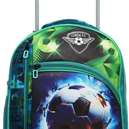 little munchkins Medium 30 L Backpack Football Printed Kids Trolley Backpack |Trolley Bag School Bag Class 6 & Above-picture-48