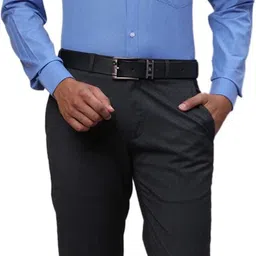 park avenue Men Slim Fit Solid Formal Shirt image 5