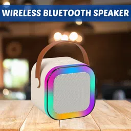 Clairbell W12 (PORTABLE WIRELESS BLUETOOTH SPEAKER) Dynamic Thunder Sound & RGB LightE295 10 W Bluetooth Laptop/Desktop Speaker-image-77