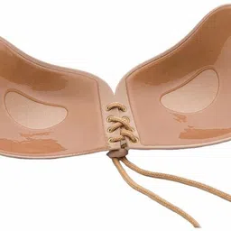 maitri enterprise Invisible Silicone Gel Self Adhesive Backless Reusable Stick on PushUp Bra M466 Nursing Breast Pad image 4