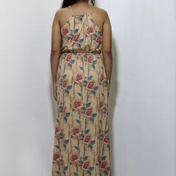 finian Women Fit and Flare Multicolor Maxi/Full Length Dress image 4