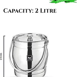 next future Steel Milk Container - 2000 ml image 2